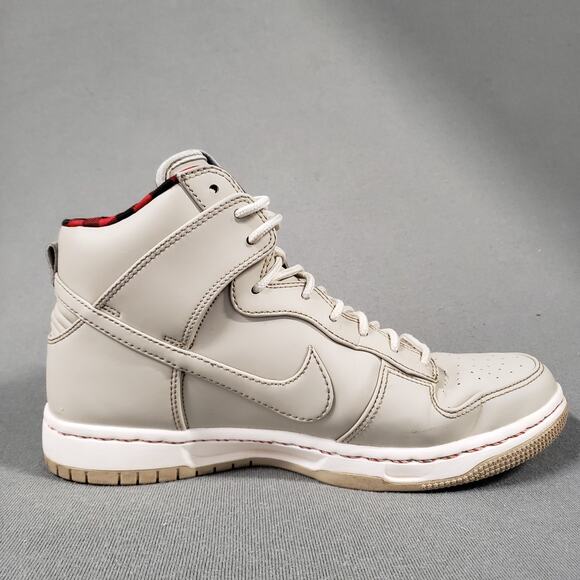 Nike Dunk Ultra High ‘String’ 2016 845055-201 M7.5/W9 Gray Plaid Swoosh - Picture 7 of 10